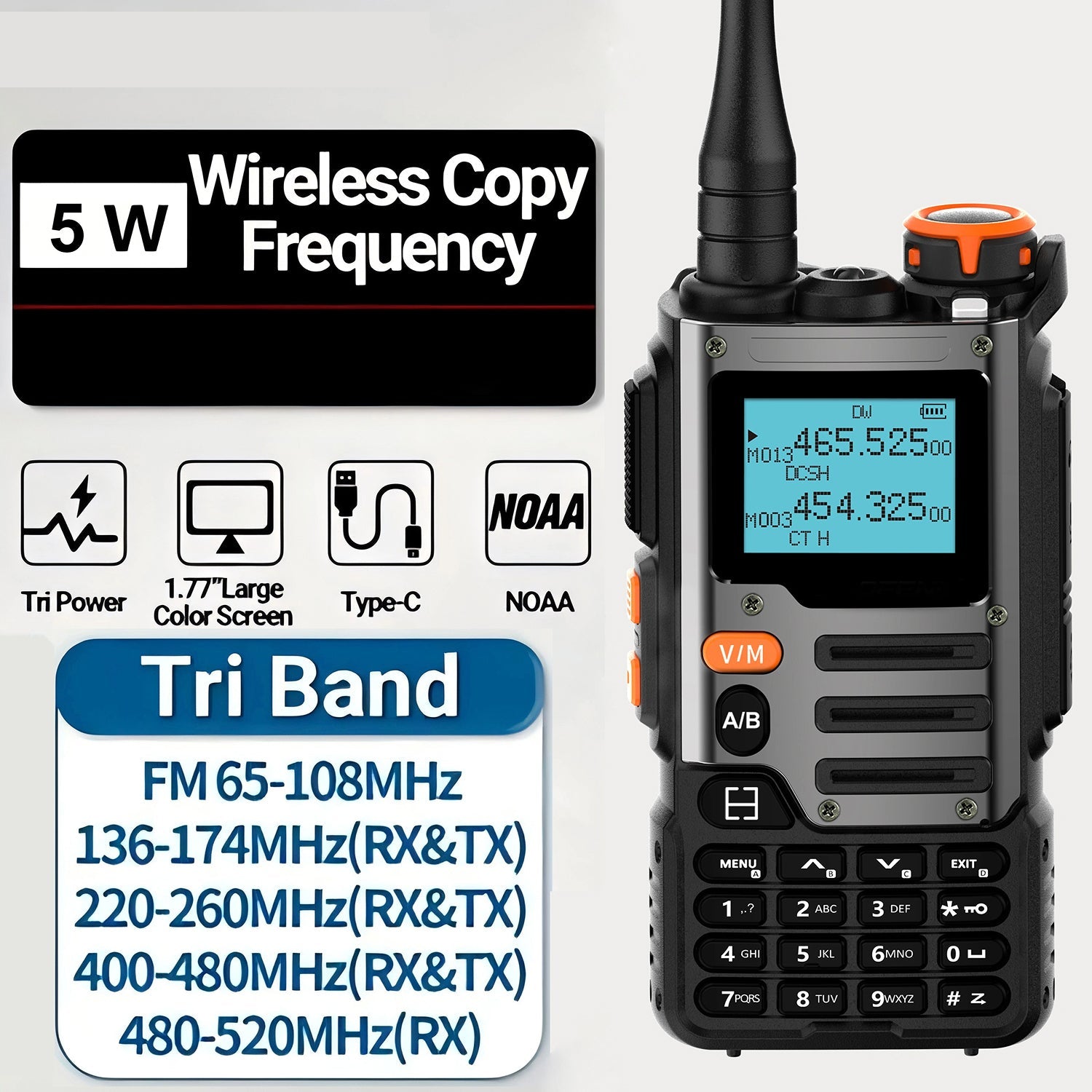 Talkobex Professional Multi-Band Long-Range Walkie Talkie